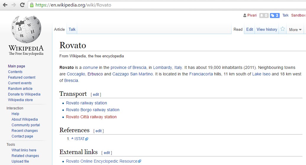 Rovato, Wikipedia, EN