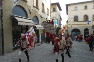 carnevale, sbandieratori, Bibbiena