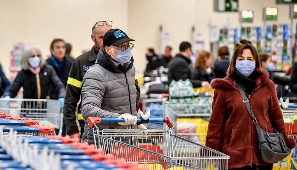 supermercato mascherine