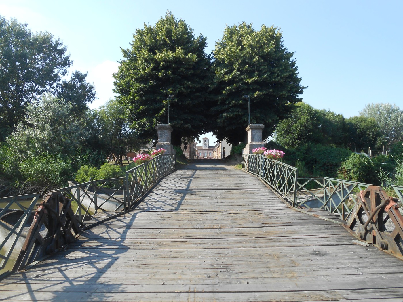 ponte di barche, Commessaggio, Mantova