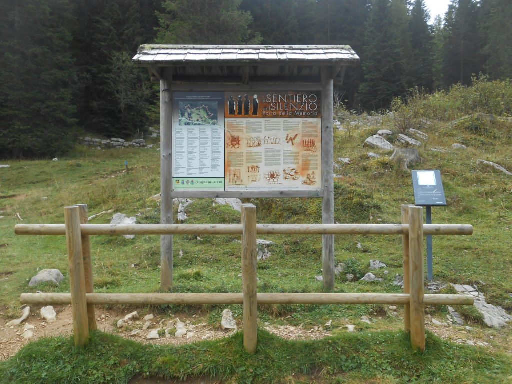 il sentiero del silenzio - porta della memoria, Gallio, Asiago