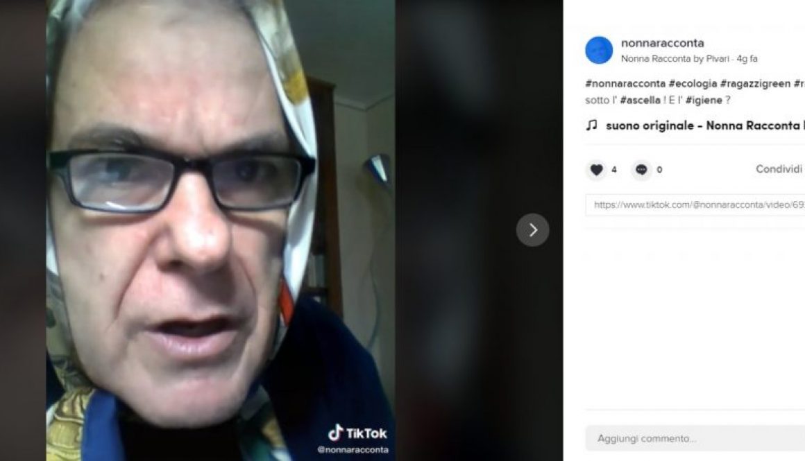 tiktok NonnaRacconta un mondo green