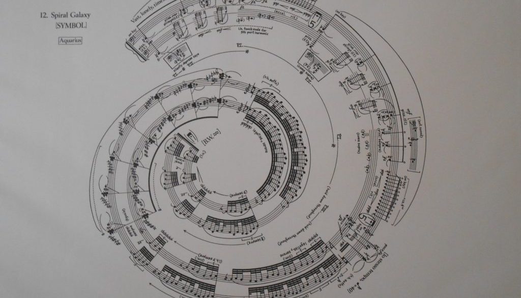 George Crumb, Spiral Galaxy Aquarius 1972, Makroskosmos