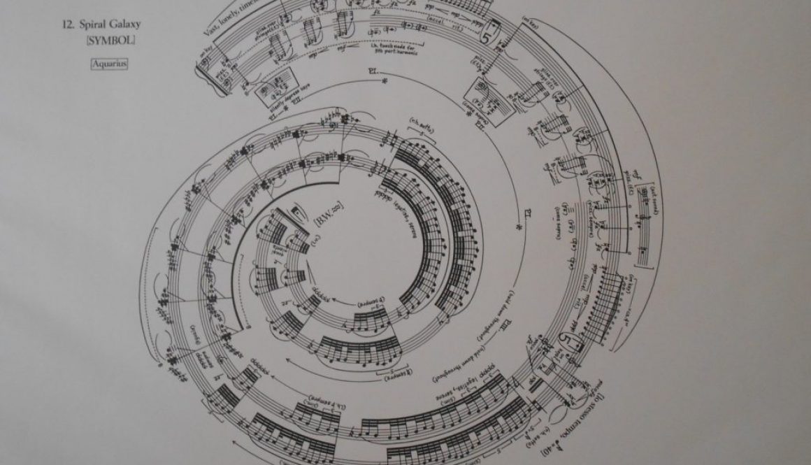 George Crumb, Spiral Galaxy Aquarius 1972, Makroskosmos