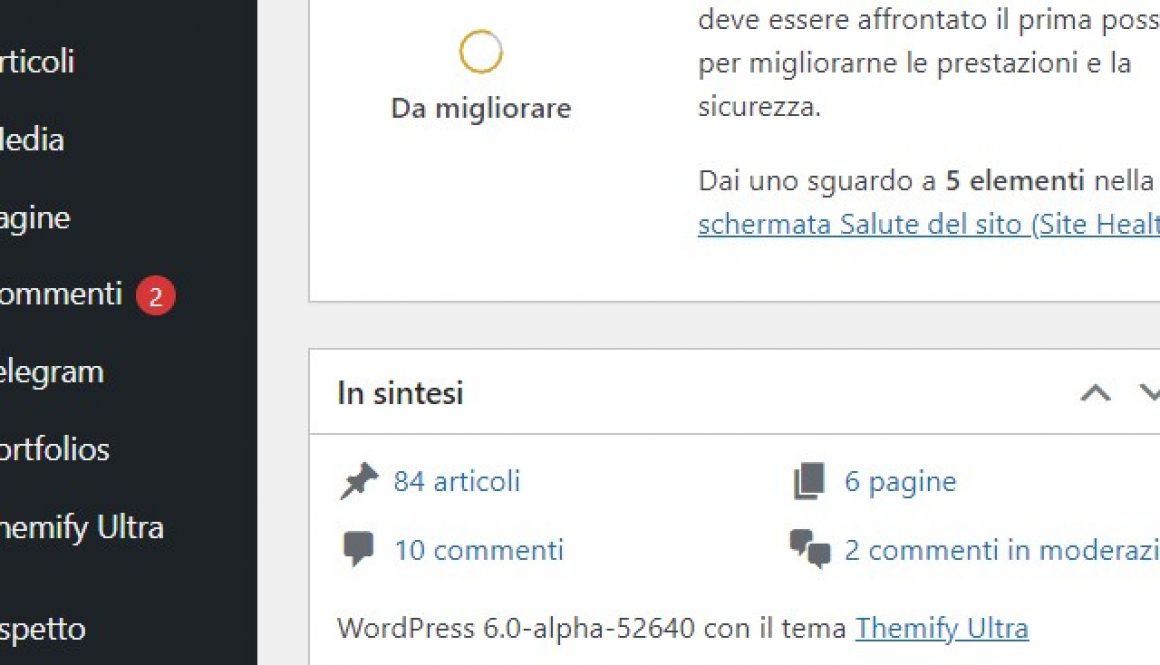 wordpress 6.0 alpha