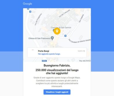 google 250000 visualizzazioni