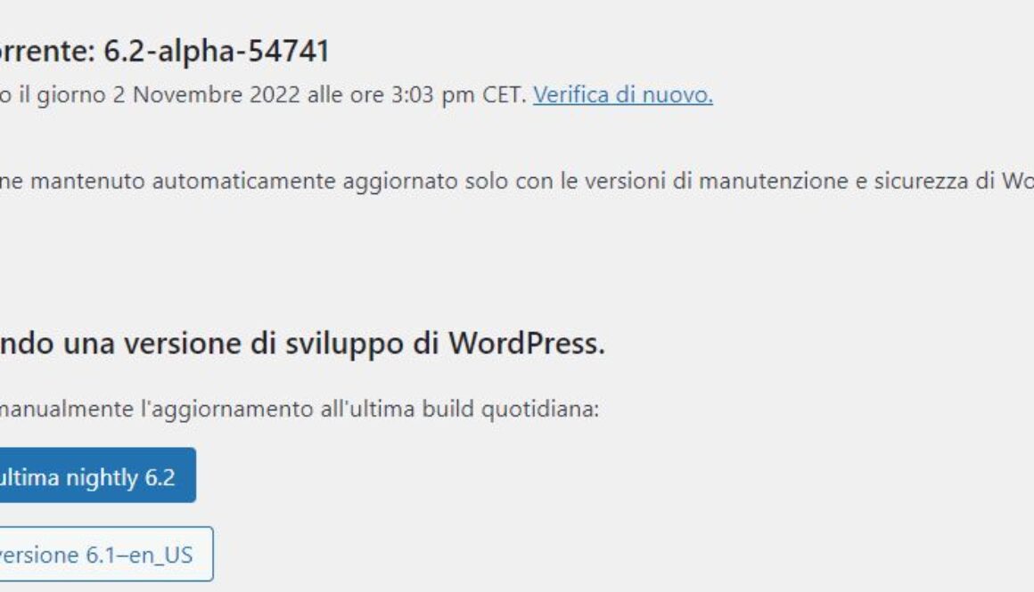 wordpress 6.2 alpha