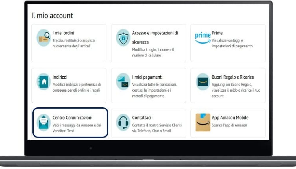 amazon centro comunicazioni