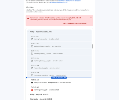 google drive ransomware