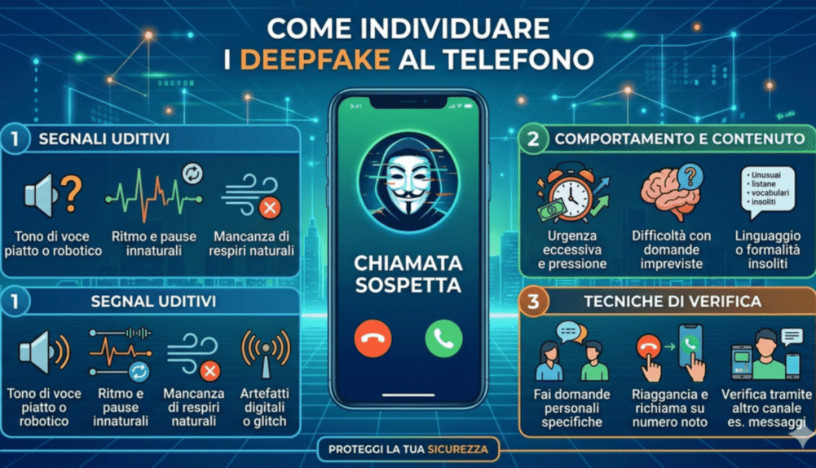 individuare i deepfake al telefono